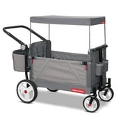 Radio Flyer Odyssey Collapsible Stroll N Wagon and Storage Bag, Light Gray