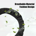 thumbnail image 5 of Unique Bargains Steering Wheel Cover Universal Elastic Stretch Antislip Breathable Microfiber Ice Silk Wheel Protector for Car Black, 5 of 7