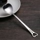 thumbnail image 4 of 6pcs Stainless Steel Heart Shape Spoons Scoop Stirring Spoon Tableware for Dessert Cake Coffee, 4 of 4
