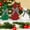 Multicolor, variant on 3pc Bow Christmas Tree Wooden Decorative Set