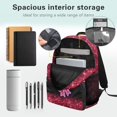 thumbnail image 6 of Binienty Kids School Backpack Cheering Squad Glitter Bookbag for Girls Large Capacity Lightweight Bookbag with Front Pockets Daypack Elementary Middle High School Supplies, 6 of 8