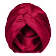 thumbnail image 3 of lnmuld Solid Satin Turban Head Wrap Pre-Tied Stretch Silky Head Scarf for Women Size:One Size, 3 of 4