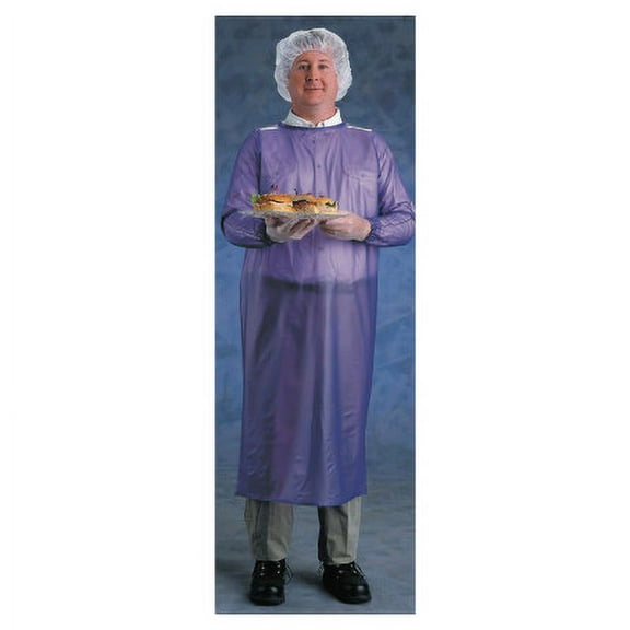 Ansell Coat Apron, 8 mil, Vinyl, X-Large, Blue - 1 EA (012-56-910-XL)