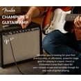 thumbnail image 3 of Fender Champion II 50-Watt Guitar Combo Amplifier Bundle with Instrument Cable, Picks, and Austin Bazaar Instructional Video, 3 of 9