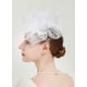 thumbnail image 2 of Tocado de novia Babeyond con clip extraíble - Accesorio para el Derby de Kentucky con plumas de perla para mujer, 2 of 6