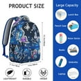 thumbnail image 6 of "Trendy Butterfly Print Backpack - Roomy College Bookbag with 15.6 Inch Laptop Pocket", 6 of 6