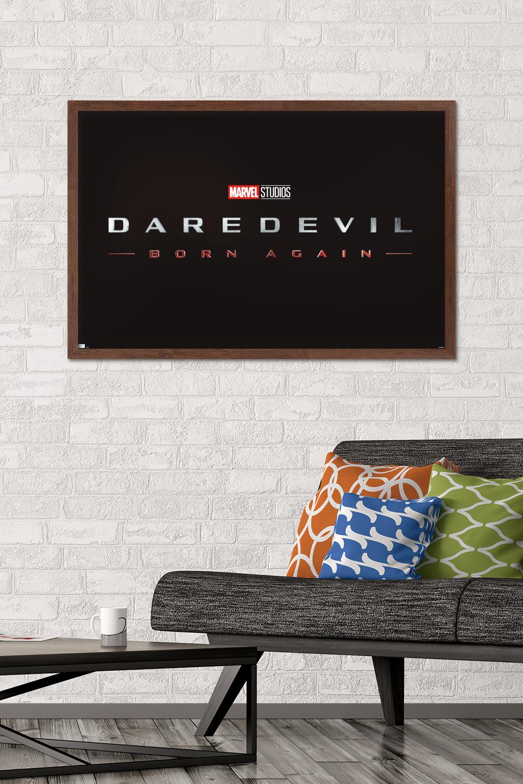 Marvel Daredevil: Born Again - Logo Wall Poster, 22.375" x 34" Framed
