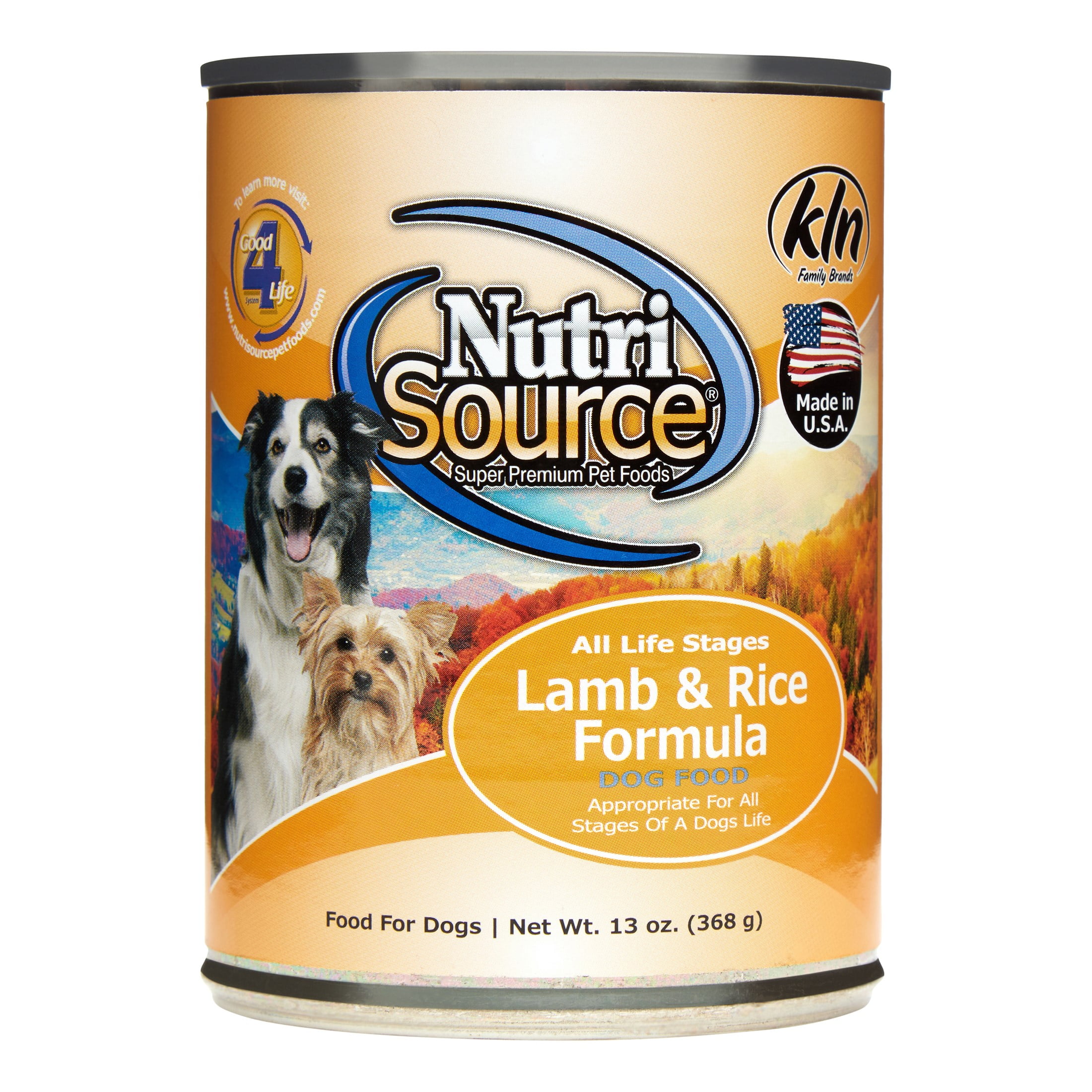 NutriSource Lamb & Rice Formula Wet Dog Food, 13 oz - Walmart.com