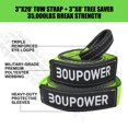 thumbnail image 3 of Heavy Duty Off-Road Recovery Kit,10 Ton Snatch Block Pulley,3" x 8' Tree Saver Strap,20ft Rope,2 D-Ring Shackles,Storage Bag & Winch Damper,4x4 Vehicle Recovery Gear, 3 of 7