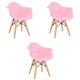 thumbnail image 1 of Juego de tres sillas Eames con descansabrazo para Niños y Niñas (ROSA), 1 of 4