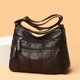 thumbnail image 1 of Bolsa Bolso bandolera de PU lavado para mujer Bolsos de hombro con múltiples bolsillos (marrón oscuro) Ehuebsd  Nuevos Originales, 1 of 5