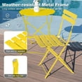 thumbnail image 4 of Bistro Set, Folding Patio Furniture Set, Outdoor Table and Chairs Set for Patio, Garden, Balcony and Poolside, 4 of 15