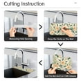 thumbnail image 7 of Yayeee Faucet Mat for Kitchen Sink 30" Diatomite Long Splash Guard Pad, Floral Design, 2 Pack, 7 of 7