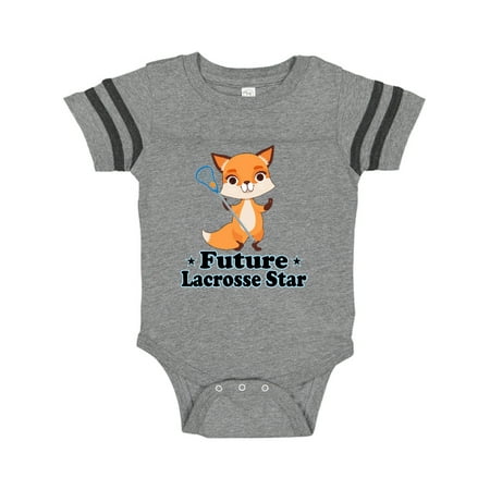

Inktastic Future Lacrosse Star Outfit Gift Baby Boy or Baby Girl Bodysuit