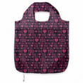 thumbnail image 1 of I Love You Shopping Tote Bag, Romance Pattern with Heart Forms and Love Words Valentines Couples Theme, Sturdy Fabric Foldable Lightweight Market Bag for Daily Use, Magenta Dark Grey, by Ambesonne, 1 of 4