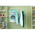 Simple Houseware 3 Shelves Hanging Closet Organizer with Front Stopper