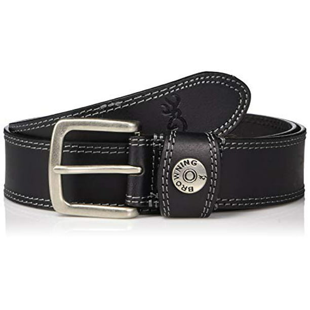 Browning - Browning Rugged Belts Leather Slug, Black, No Camo - 0 - 0