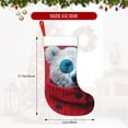 thumbnail image 4 of Rateoe Stylish Polar Bear Sunglasses Print Christmas Stockings,18 Inch Large Christmas Stockings Decoration Ornaments for Holiday Home Fireplace Indoors, 4 of 7