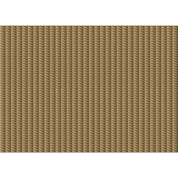 Ahgly Company Indoor Rectangle Patterned Red Dirt Brown Area Rugs, 8' x 10'