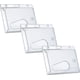 thumbnail image 1 of Tarjetas de identificación de plástico duro horizontales esmeriladas para tarjetas de identificación de plástico rígido con muesca para el pulgar y ranura para cadena y orificios (paquete de 10) Kuyhfg Bienvenido a Kuyhfg, 1 of 5