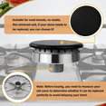 thumbnail image 2 of 8 PCS Cooker Hat Set Oven Gas Hob Burner Crown Flame Cap Replacement Kit Fits Most Gas Stove Burners, 2 of 7