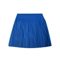 thumbnail image 4 of RUTAYY Women Pleated Tennis Skirt With Pocket Shorts High Waist Lightweight Sports Skirt Solid Color Flowy Swing Pleated Beach Skirts, 4 of 4