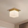 thumbnail image 2 of Alora Lighting FM356085UBOP Mineral 8" Wide Flush Mount Square Ceiling Fixture - Urban, 2 of 7
