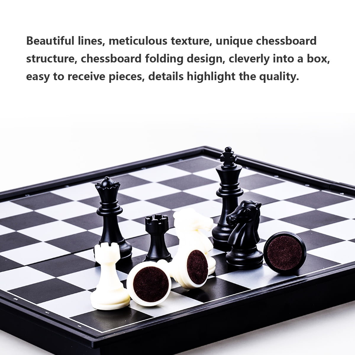 Mini Magnetic Chess Board Games, Small Portable Folding Chess Travel Set -  Magnetic Chess, Classic Backgammon Sets And Checkers,  Halloween/thanksgiving Day/christmas Gift - Temu