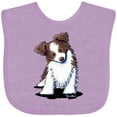 thumbnail image 3 of Inktastic Australian Shepherd Boys or Girls Baby Bib, 3 of 4