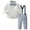 Z09-Blue, variant on Zshosam Toddler Boy Outfit Toddler Boy Tuxedo Dress Set Baby Bowtie Shirt Outfits Suspenders Wedding Suit Party Jacket Pant Clothes Outfits Sets Size 3T 4T,(Khaki 3-4 Years)