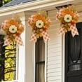 thumbnail image 5 of PEIBang Thanksgiving Autumn Harvest Decorations,Hanging Maple Leaves Pumpkin Door Decorations for Thanksgiving Autumn Party Decorations, 5 of 6