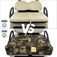thumbnail image 5 of Xoenoiee Hunting Camo Print Golf Cart Seat Covers, Universal Golf Cart Seat Towel Blanket with 4 Front Pockets & Nonskid Bottom Fits for Club Car 2 Person Seats Golf Carts, 5 of 7