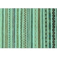 thumbnail image 1 of Ahgly Company Indoor Rectangle Abstract Light Blue Modern Area Rugs, 7' x 9', 1 of 4