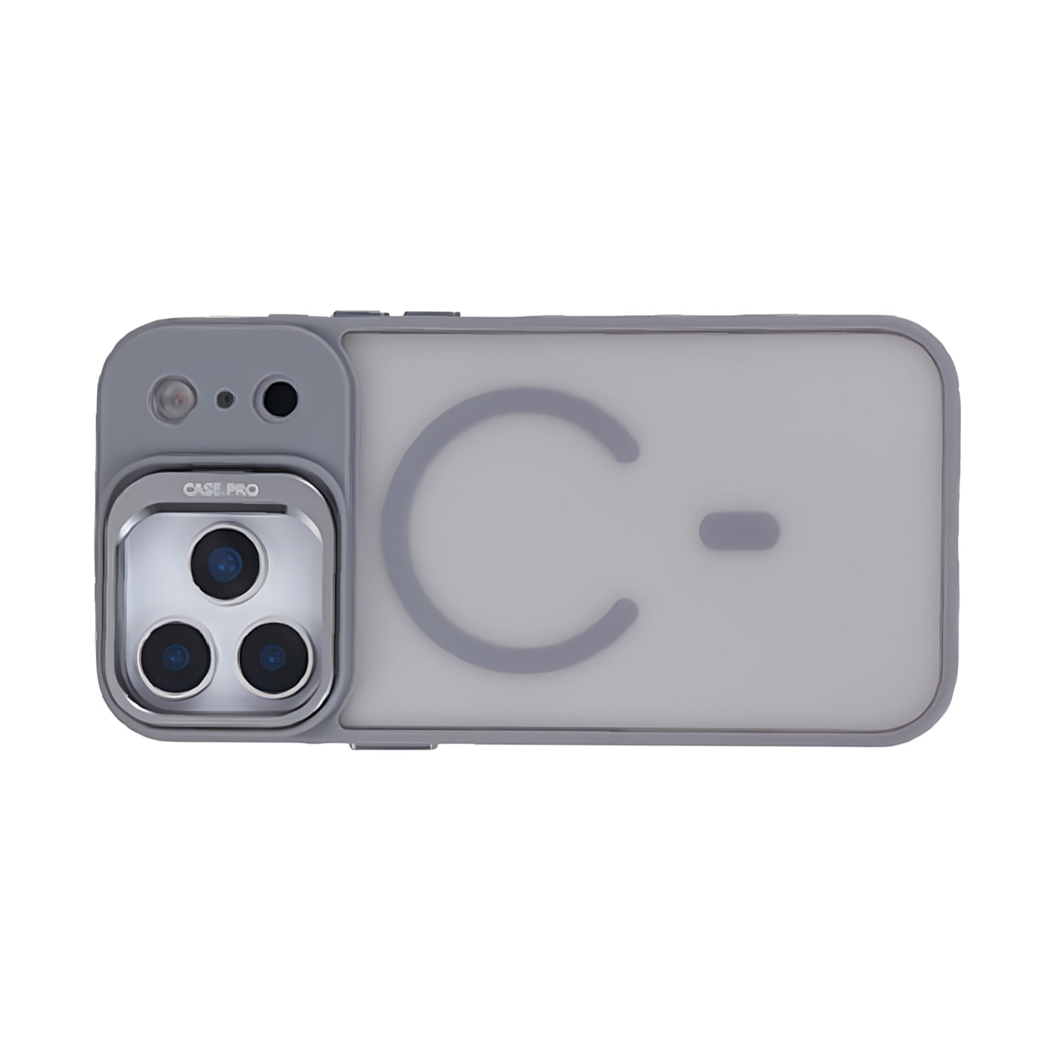 Strong Magsafe Camera Stand Case for iPhone 17 Pro Max - Gray