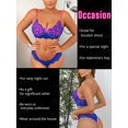 thumbnail image 5 of LinenLoon Neon Two Tone, Double Layer, High Leg Bottom, 2 Pieces Lingerie, 5 of 5