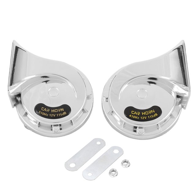 2 uds bocinas de caracol eléctricas universales 12V 115DB bocina de caracol adecuada para coche motocicleta barco