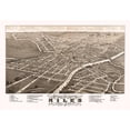 thumbnail image 3 of Stoner 14x11 Black Modern Framed Museum Art Print Titled - Niles Ohio - Stoner 1882, 3 of 5