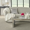 thumbnail image 3 of Mina Victory Sofia Beaded Stripes 20" x 20" Indoor Throw Pillow in Light Gray, 3 of 7