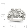 thumbnail image 2 of Sterling Silver Men's Nugget Ring - Size 9, 2 of 2
