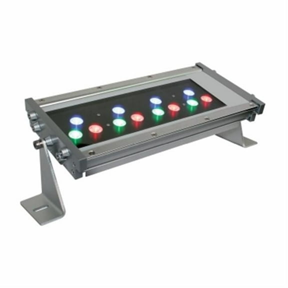 Jesco Lighting WWT1512HW30RGBA 15 in. Hard Wire WWT Series Outdoor LED Wall Washer, Black