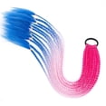 thumbnail image 1 of Xinni 2 paquetes/lote 12 hebras/paquete Micro Twist Crochet trenzas de pelo 22,8 pulgadas sintético Dreadlock cola de caballo trenzado extensiones de cabello pelucas Color degradado, 1 of 1