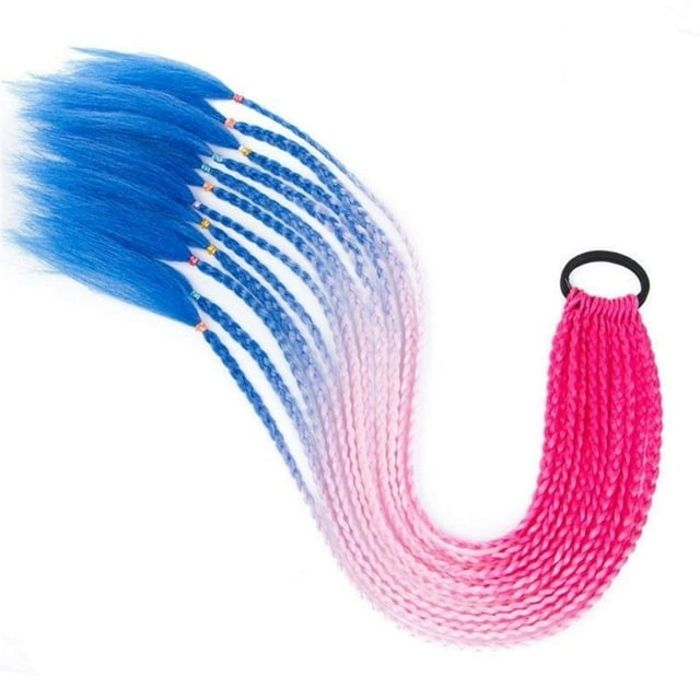 Xinni 2 paquetes/lote 12 hebras/paquete Micro Twist Crochet trenzas de pelo 22,8 pulgadas sintético Dreadlock cola de caballo trenzado extensiones de cabello pelucas Color degradado