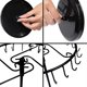 thumbnail image 3 of 23 Hooks Rotating Necklace Display Holder Pendant Bracelet Jewelry Stand Rack, 3 of 5