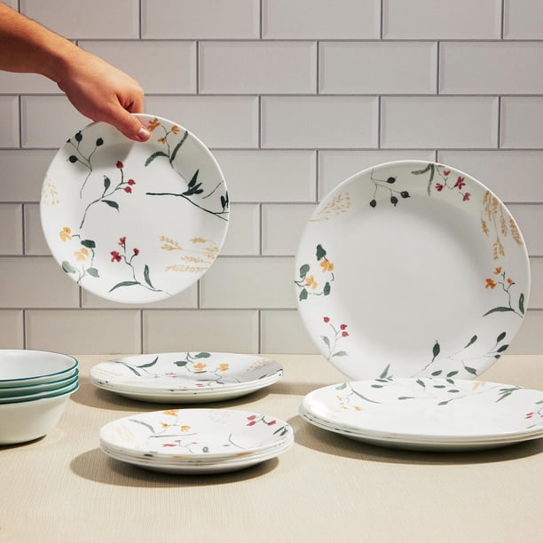 CORELLE 20ピース食器セット Corelle® Vitrelle® Signature Wildflower Scatter 12-piece