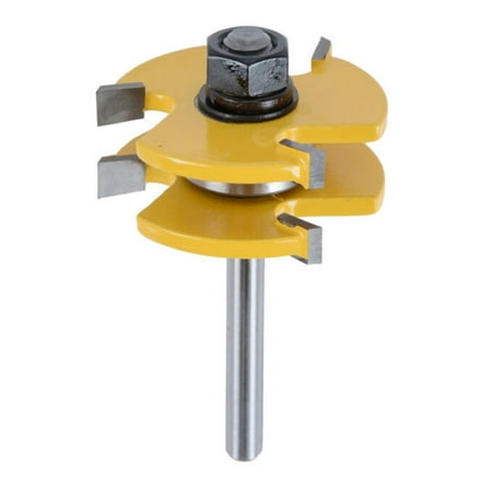 

1/4 inch Shank Tongue & Groove Joint Assembly Router Bit Wood Cutter Power Tool