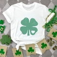 thumbnail image 2 of CEHVOM T-Shirt Femme Col Rond Manches Courtes Imprimé Saint-Patrick, 2 of 4