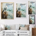 thumbnail image 4 of Designart "Seabirds by the Coast" Nautical & Beach Floater Framed Canvas Wall Art, 4 of 7