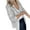 Silver, variant on Gold Long Sleeve Fleece Jackets, Polyester Women Sequins Jacket, Women Sequins Jacket Casual Long Sleeve Glitter Party Shiny Lapel Rave Outerwear Jacket, M