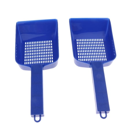 2 Pcs Aquarium Fish Tank Gravel Sand Shovel Cleaning Pan Gravel Level Cleaning 25.5x10x3.5 Cm