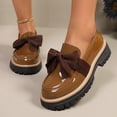 thumbnail image 2 of Brown Women'S Sandals Loafers Thick Sole Non Slip Slip On Casual Breathable Lightweight Solid Color Footwear For Spring Summer Daily Wear Size 43, 2 of 9